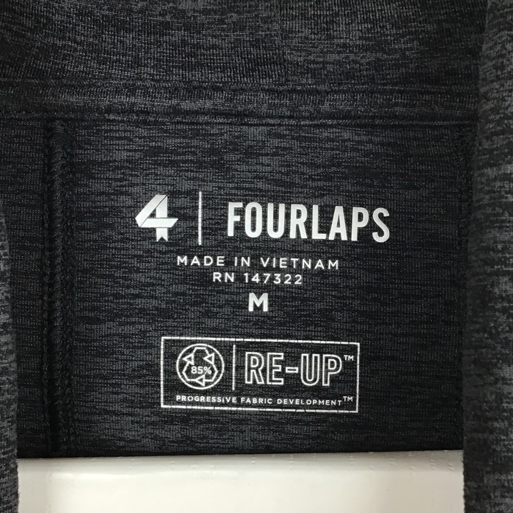 Fourlaps men’s long sleeve pullover performance hoodie medium - Picture 3 of 12